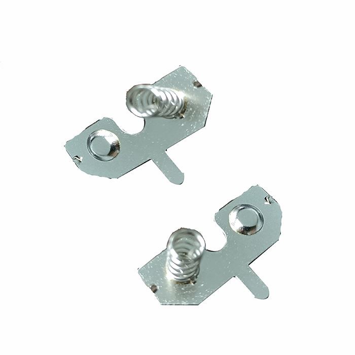 Contacts à ressort de batterie positifs à négatifs