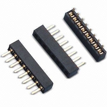 1. 00 mm Embase femelle Type droit à une rangée