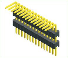1.27mm Pas Simple Rangée Double Plastique