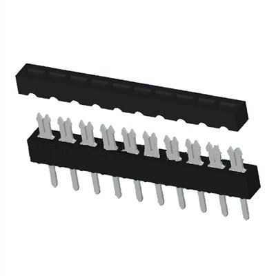 CONNECTEUR DE PRISE IDC DE TYPE SIMPLE DE 2,54 MM