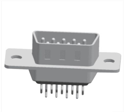 D-SUB PCB mâle à double rangée (broche estampée)
